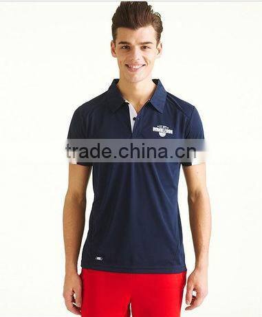 customized cotton polo t-shirt for men / embroidery design 100 cotton pique men polo shirts,blue polo shirts