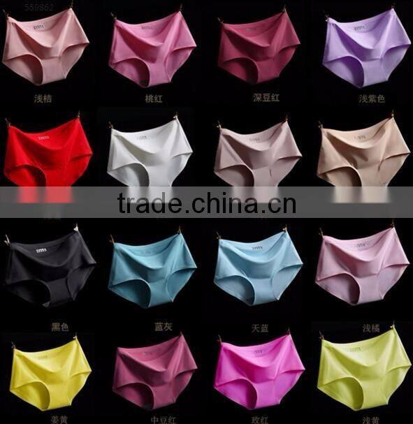 Shuoyang 2016 hot selling Quick-drying smooth Ice silk underwear healthy ladies underwear