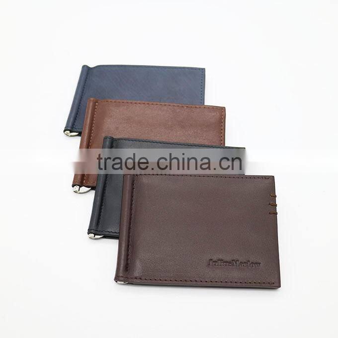 J7094 Genuine Leather Money Clip Car Holder