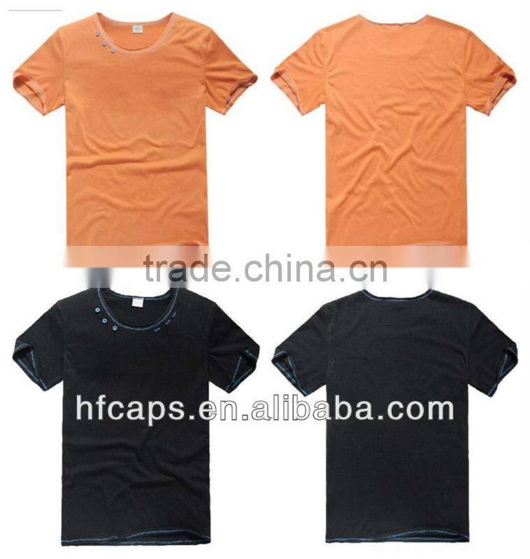 Wholesale soft cotton cheap plain T-shirt