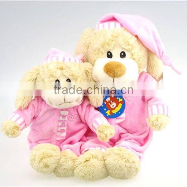 Sitting super soft stuffed doggy baby first tv plush toys