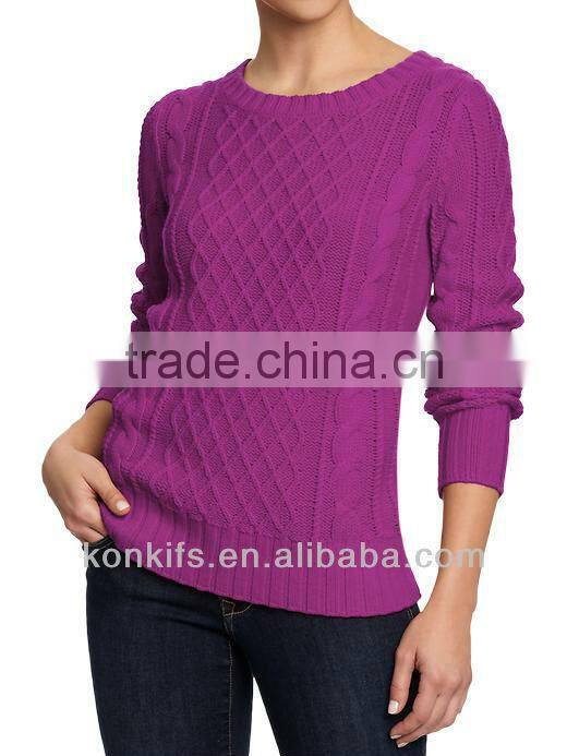 Women's Thick Cable-Knit Sweaters