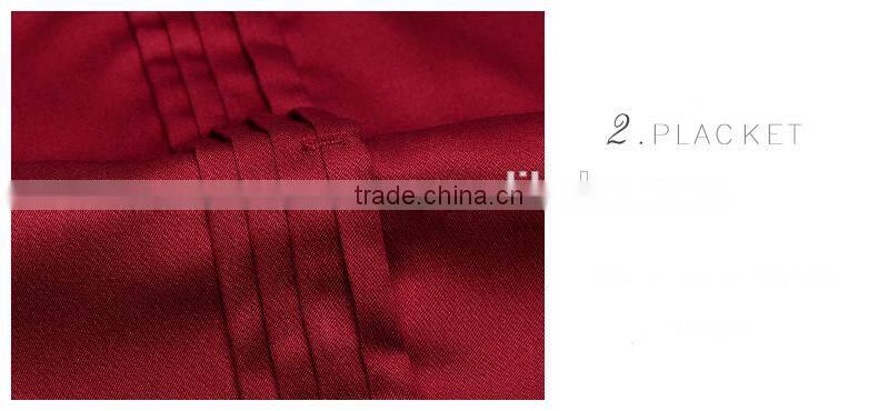latest blouse in fashion uniform design red women blouse
