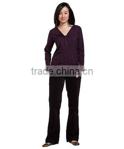 Liz Claiborne Sloane Cotton Straight Leg Boot-Cut Corduroy Pants (Garment Stock lots / Apparel Stock / stocklots Sri Lanka)