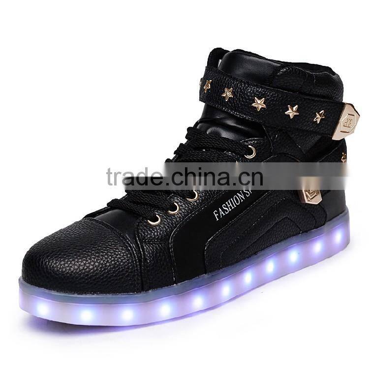 HFJH422 Hot slaes LED shoes India for men manufacturer