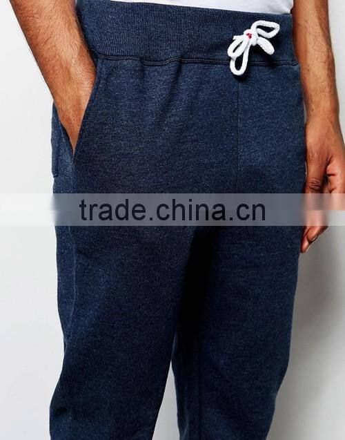 2016 new mens plain tapered sweat pants, jogger trousers custom