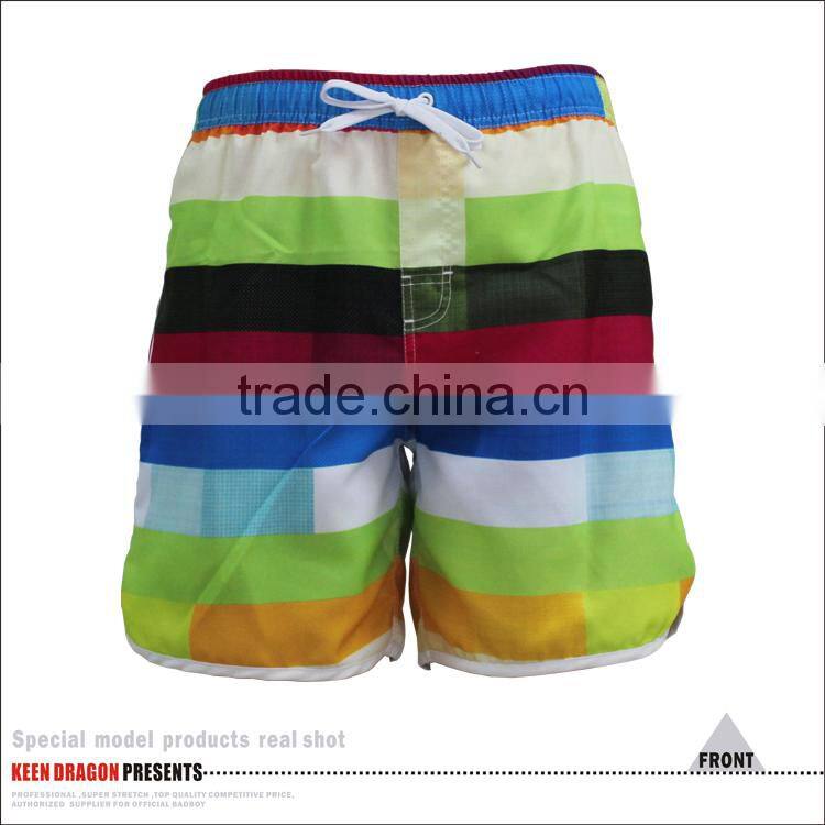Shorts for Men Beach Wear Rainbow Printing Shorts Wholesale Toddler Boy Swim Trunks