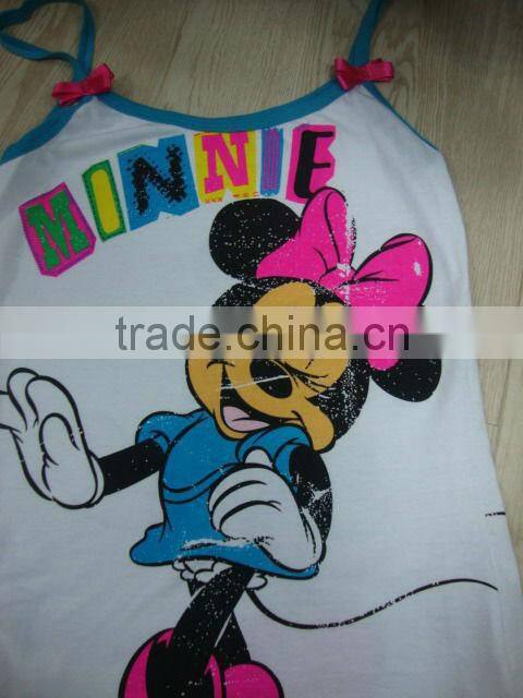 Fashion sexy women singlet with bows