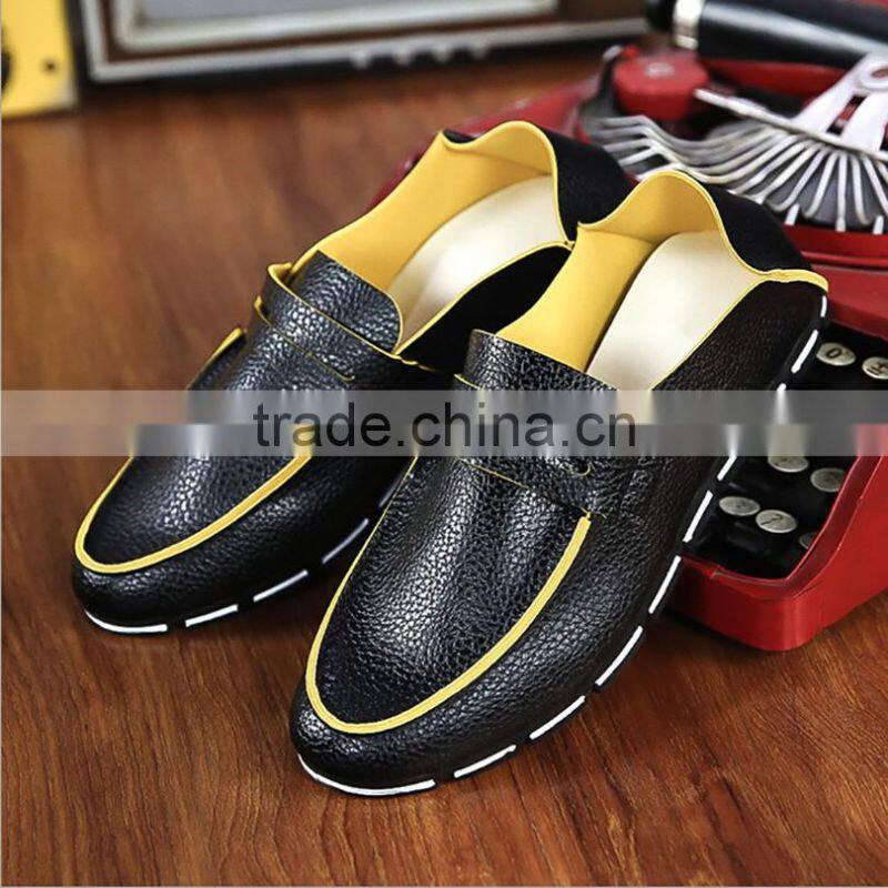 Men Casual Shoes 2016 Fashion Men Shoes Leather Men Moccasins Slip On Male Flats Shoes