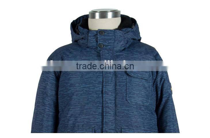 2017 new men's outdoor bomber down jacket winter parka with hood