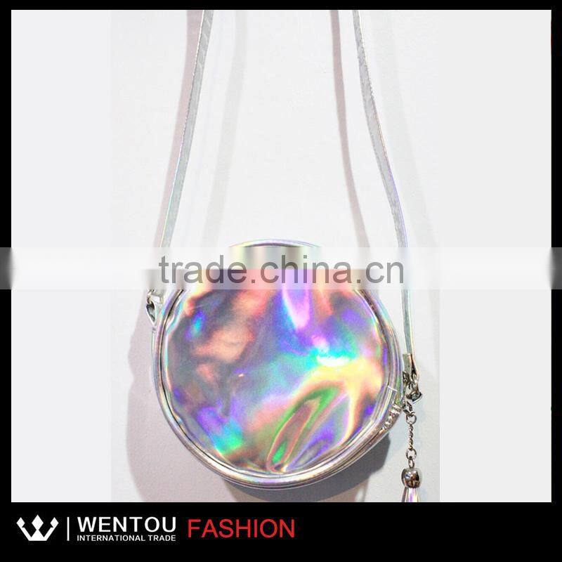 Hologram Cross Body Round ladies purse
