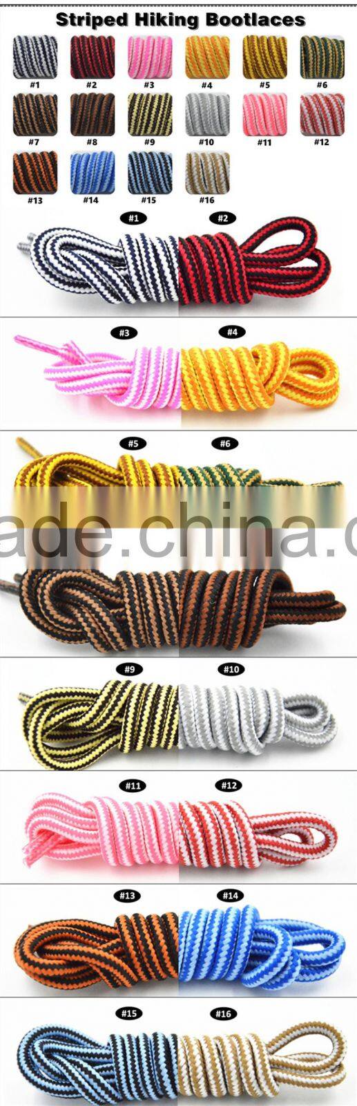 Flexible Hiking Walking Skate Polyester Boots Brand Shoelaces - Strong Durable Mountaineering boots shoelaces