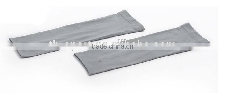 gray oem logo spandex stretch arm sleeves
