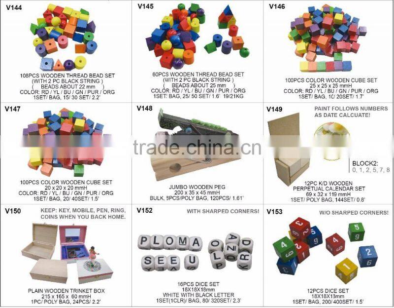 Creative design wooden perpetual calendar, creative calendar