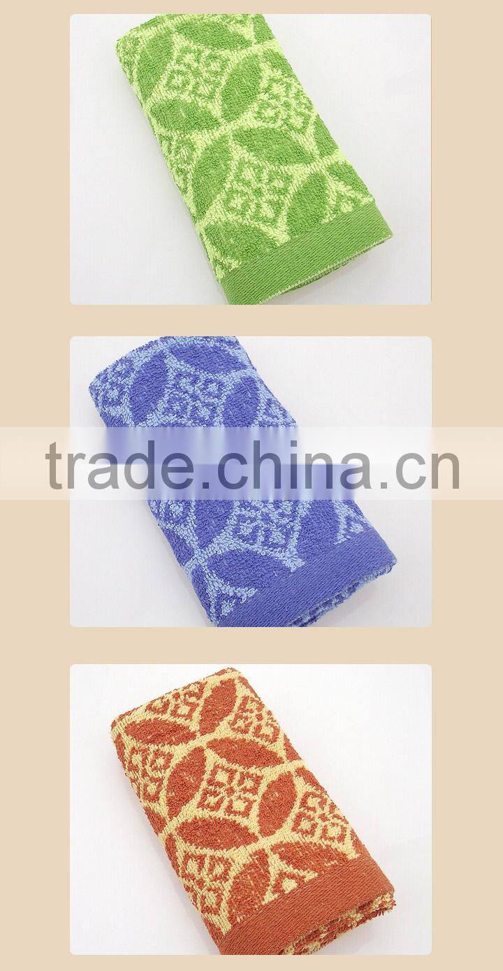 jacquard terry hand towel