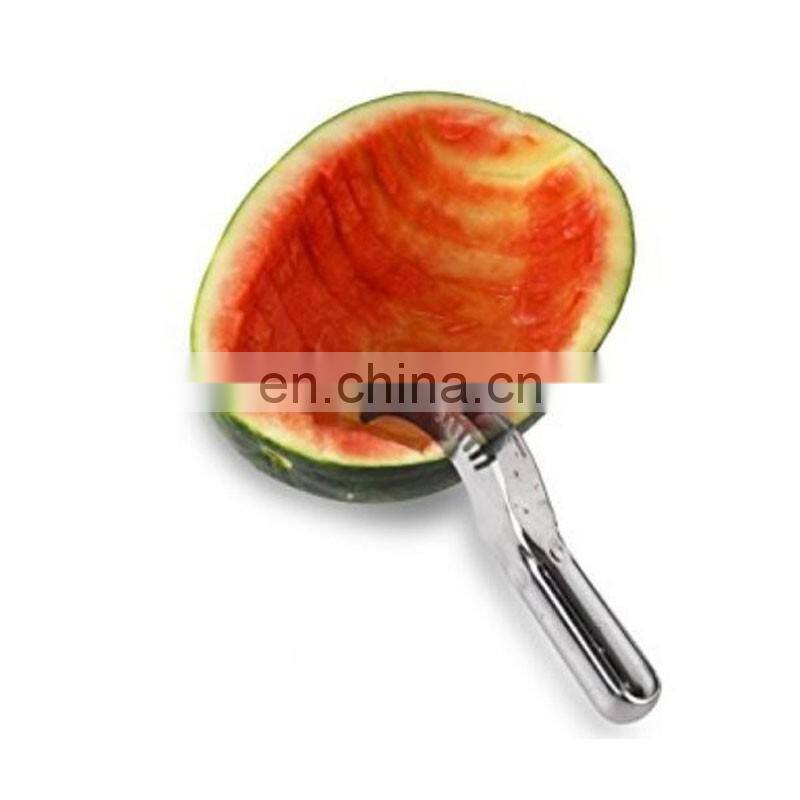 Watermelon Slicer Cutter Knife Corer Server Stainless Steel Kitchen Fruit Tool
