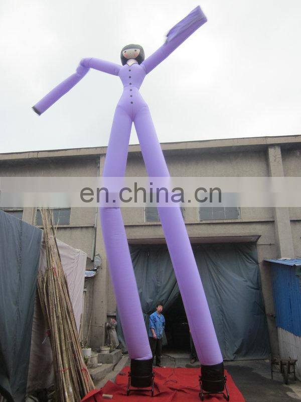 customized multicolordouble legs giant inflatable air dancers inflatable wave man