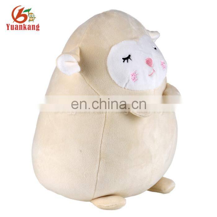Wholesale Dongguan Yuankang Plush Round Shaped Ball Animal Cute sheep Toy