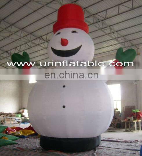 Snowman and Santa Claus Xmas inflatable chrismas model