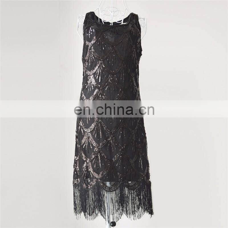 BestDance 1920'S style gatsby vintage look sexy sequins flapper dress OEM