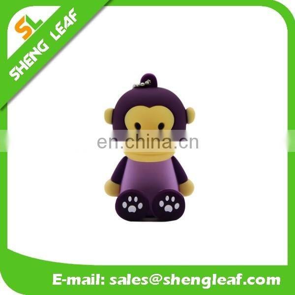 Customized cute cartoon design usb flash drive for gift