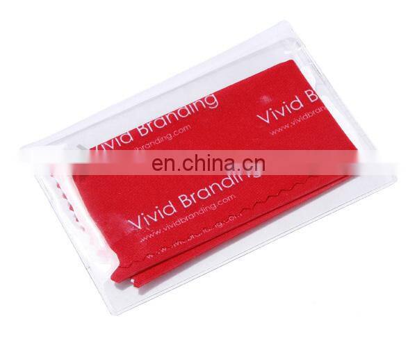 Personalized custom printing super cleaning microfiber cloth for eyeglass