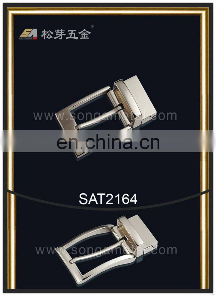 Top quality latest small alloy screw belt buckle for men