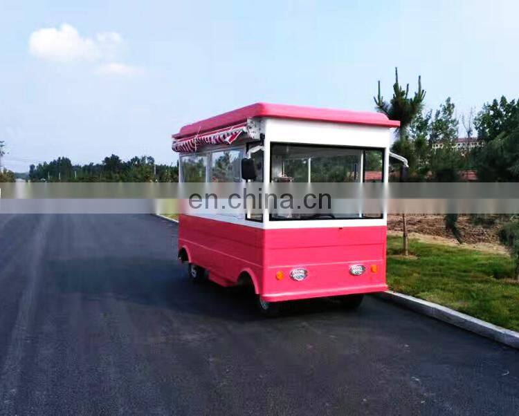 street mobile food cart chinese hot dog cart electric fast food truck