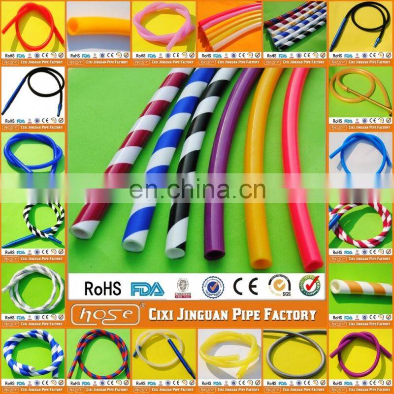 11x17mm FDA Approved Many Colors Elasticity Portable Durable Dream Hookah Shisha Pipe Hookah Smoking Hose Silicone Hose Hookah