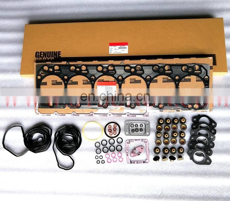 genuine OEM mining machinery diesel engine overhaul full gasket kit 4955230 ISBe ISDe QSB6.7 upper engine gasket set 4955229