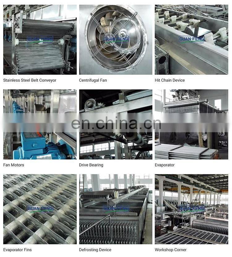 Fluidized Quick freezing Machine Maize Freeze Processing