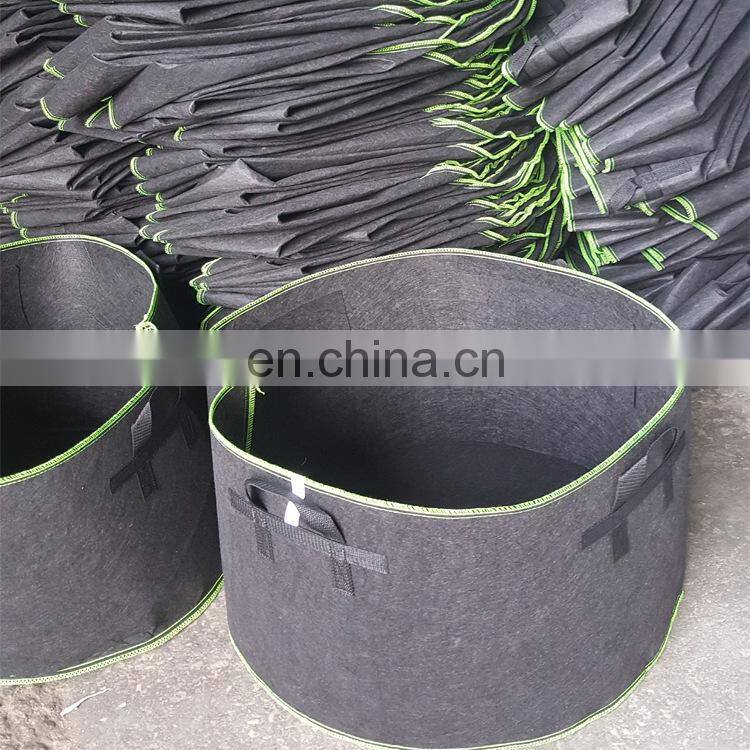 10 gallon indoor and outdoor nonwoven fabric felt flower pots for growing