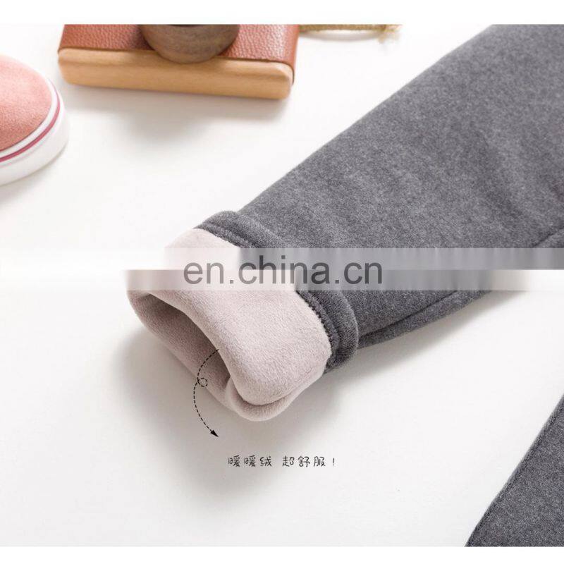 New Wholesale Children's Pants Autumn Winter Pure Cotton Kids Girs Leggings Thick Warm Casual Pants