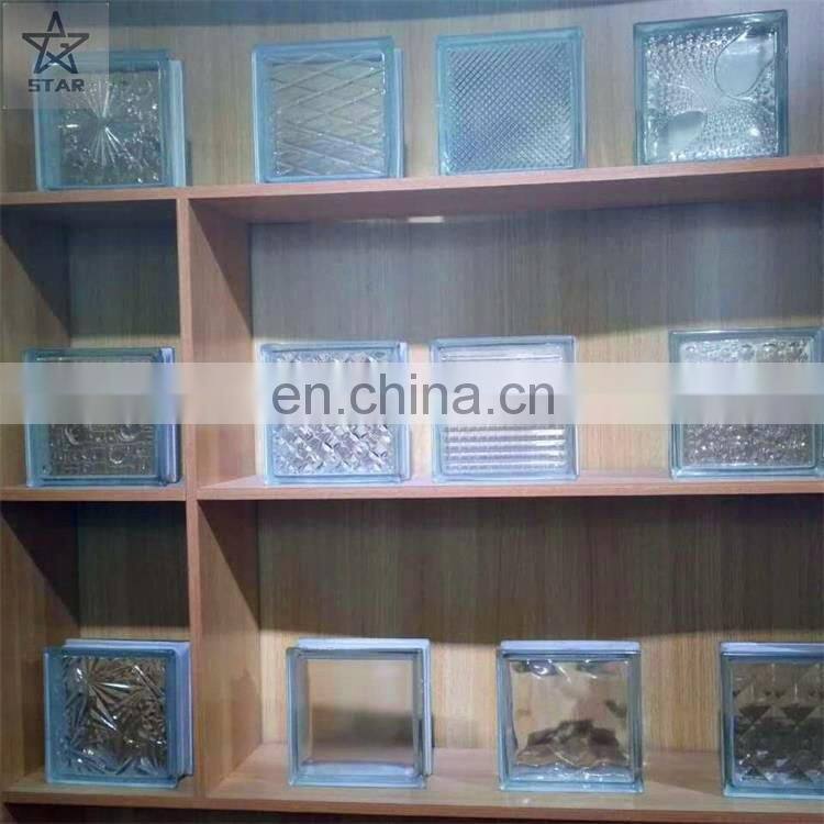 190x190x80mm Clear/Colored Glass Block Glass Brick Manufacturer