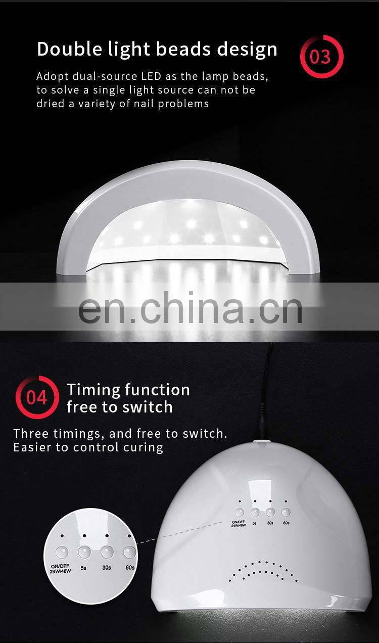 48w electric uv led nail lamp nail polish dryer