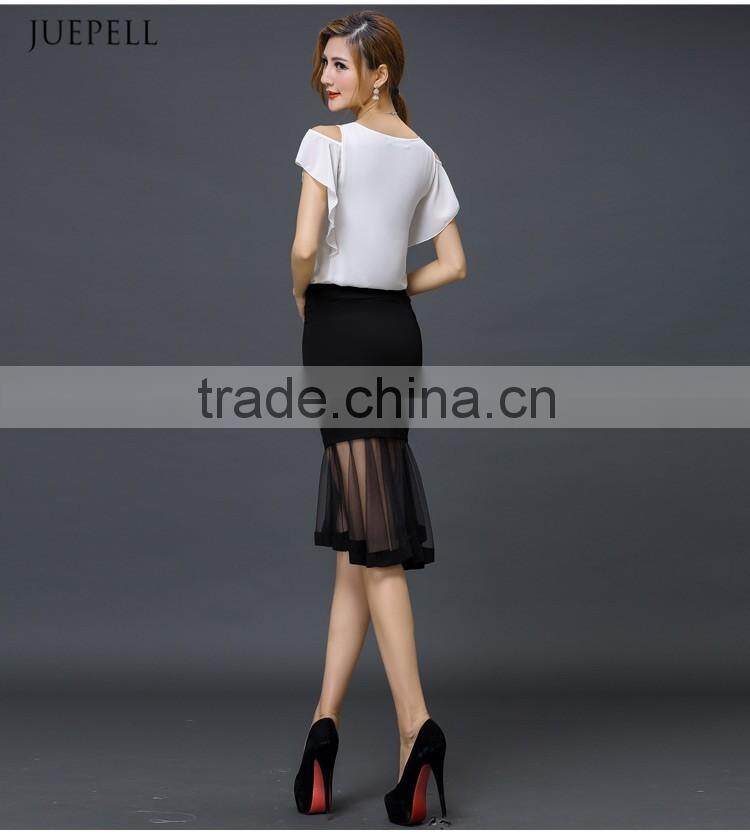 hot sell Cultivate one's morality step skirt long maxi skirt