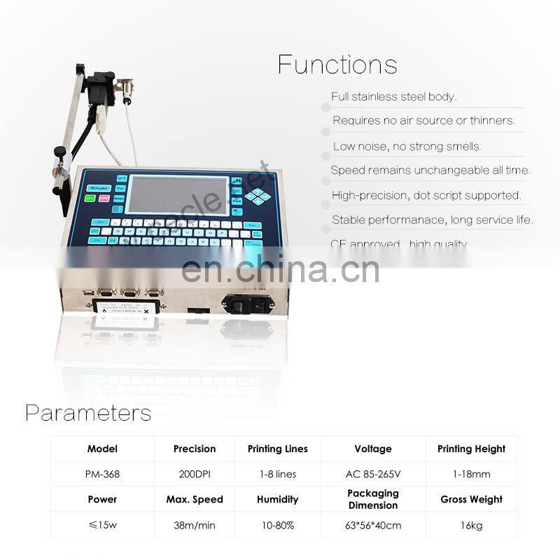 European market all in one cement bag plastic bag high resolution inkjet printer