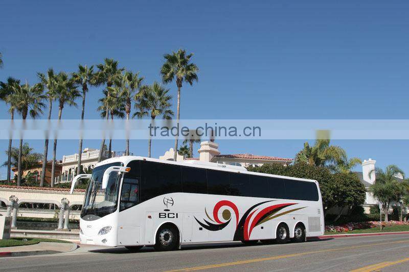 6x4 PK6137 luxury long distance bus 61 seats SL