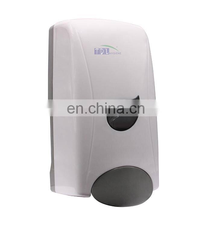 Refillable bottle liquid soap dispenser wall mounted