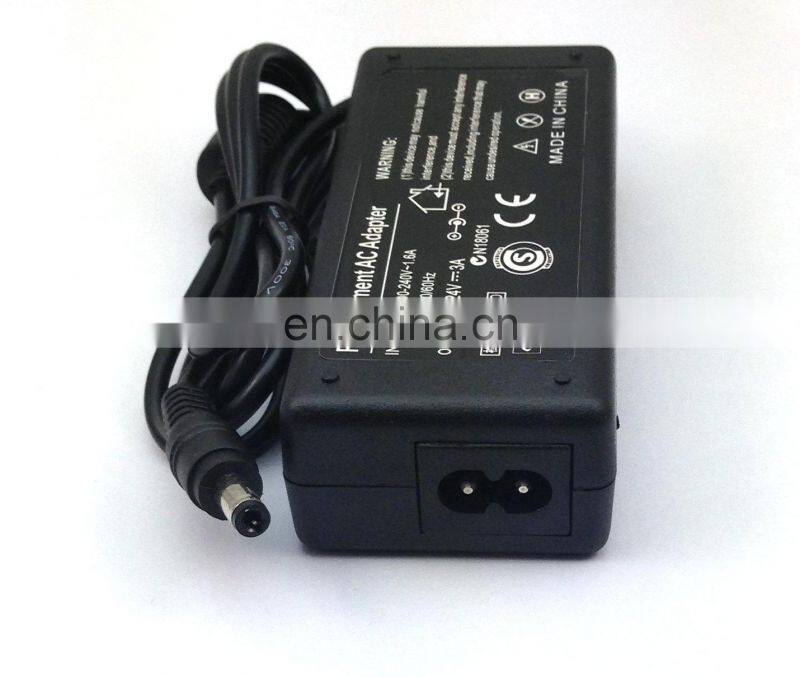 Adequate power 24V3A AC 100V-240V Converter Adapter DC 24V 3A Supply 5.5mm x 2.1mm Charger