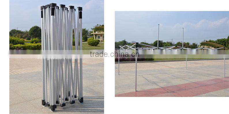 Custom Print Aluminum Pop Up Pagoda Tent 3x3m ( 10ft X 10 ft), Printed canopy & valance, 4 full walls