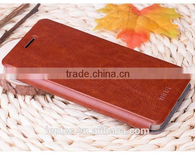 MOFi Luxury Phone Cases Cover for XiaoMi Mi4C, Retro PU Leather Flip Style Phone Cases