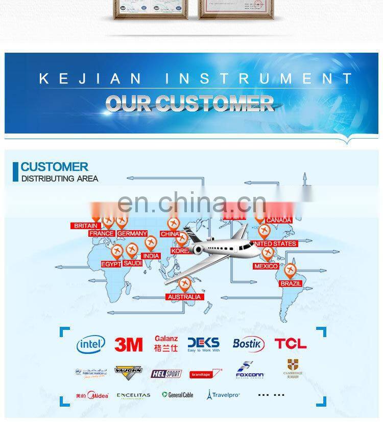 KJ-1066A electronic tensile testing machine for plastic material ASTM D638