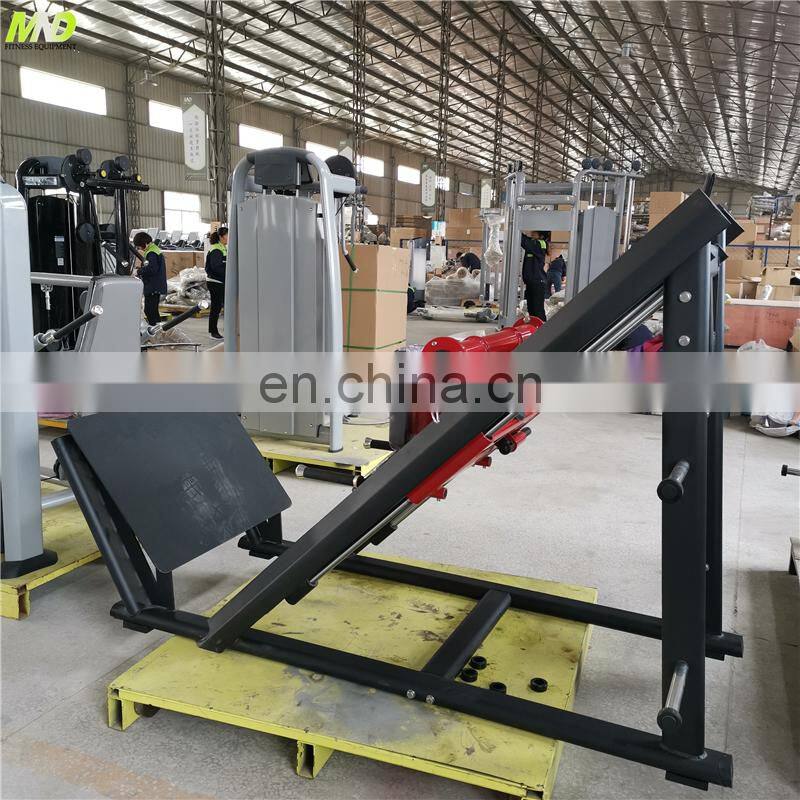 Hammer Strength Hack Squat Leg Press Machine Commercial Gym Equipment Plate Loaded Squat Machine
