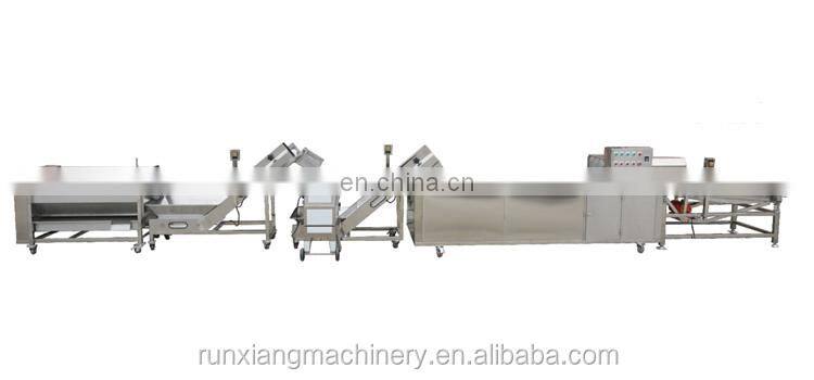 Industrial lemon washing cleaning slicer drying processing line