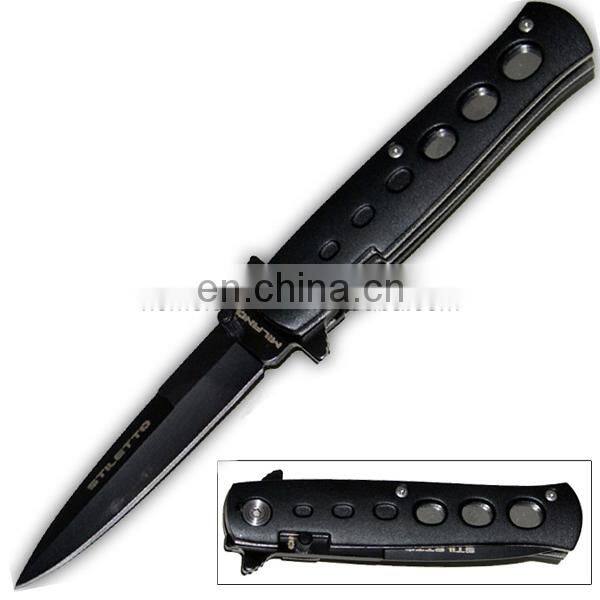 8.5 Inch Wood Handle Stainless Steel Pocket Folding Knife