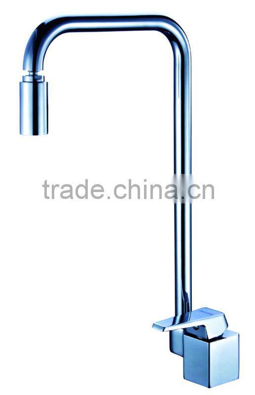 8306B New Design Bidet Spout Brass Chrome Plated Deck Mounted Kitchen Sink Mixer with Single Faucet