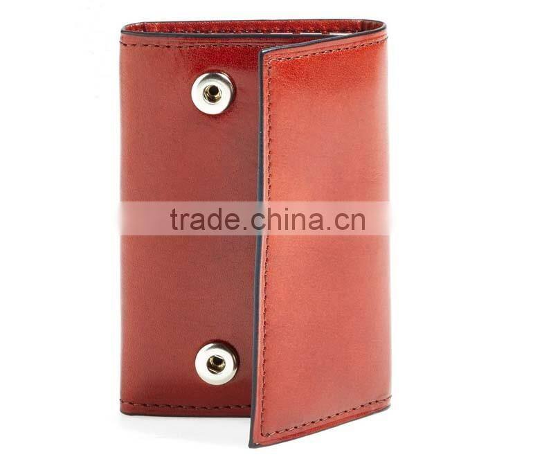 Antique men genuine leather key cases with key ring