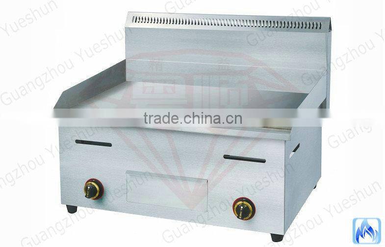 Hot selling high quality commercial gas griddle for hot dog plate