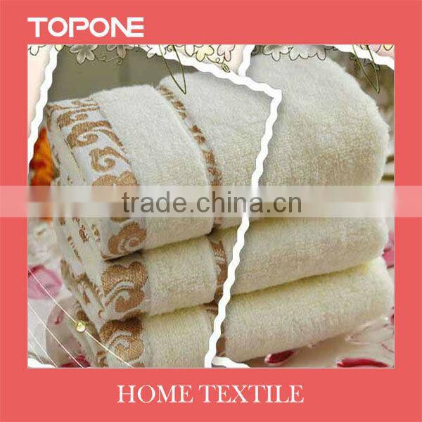2013 Fashion New design 100% cotton face white towels